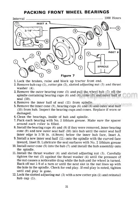Photo 3 - Case IH 1070 Operators Manual Tractor 9-4692