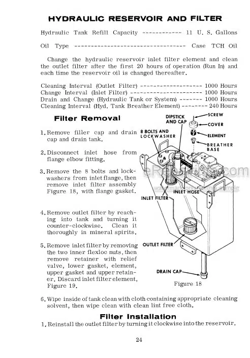 Photo 3 - Case IH 1200 Operators Manual Tractor