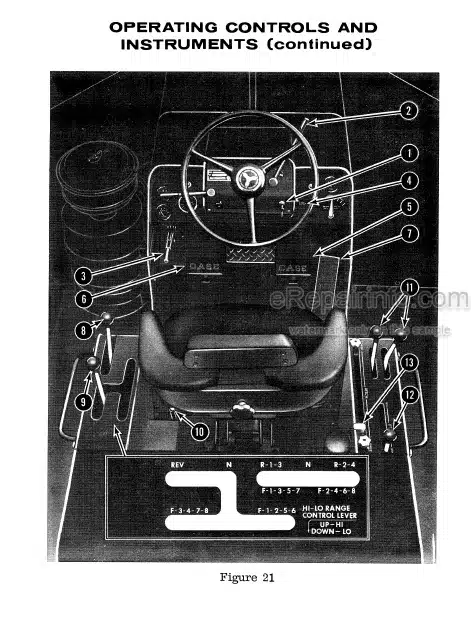 Photo 12 - Case IH 1200 Operators Manual Tractor