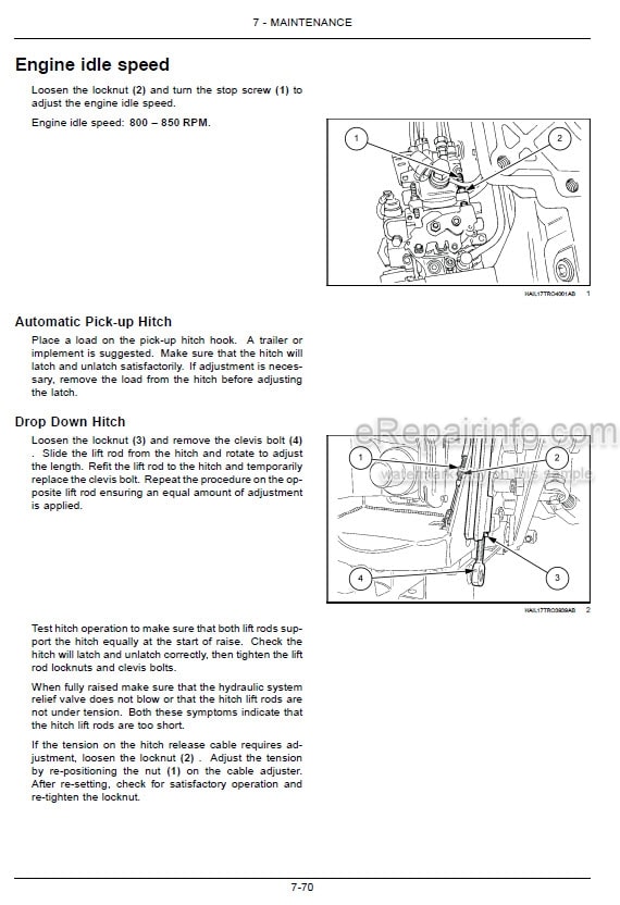 Photo 7 - Case IH 1210 1210 4WD Operating And Maintenance Manual Tractor 9-5017