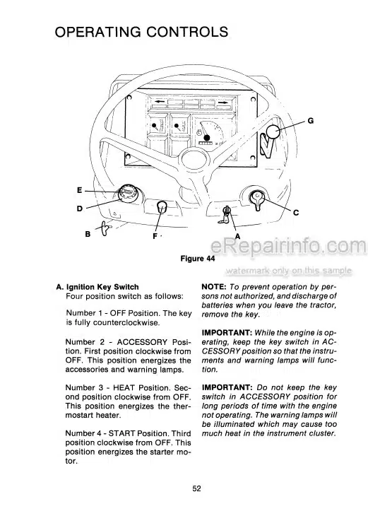 Photo 3 - Case IH 1290 1390 Operators Manual Tractor 9-9224