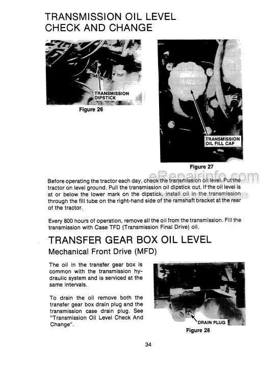 Photo 1 - Case IH 1294 Operators Manual Tractor 9-9741