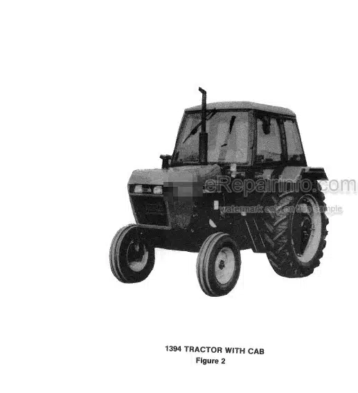 Photo 4 - Case IH 1394 Operators Manual Tractor