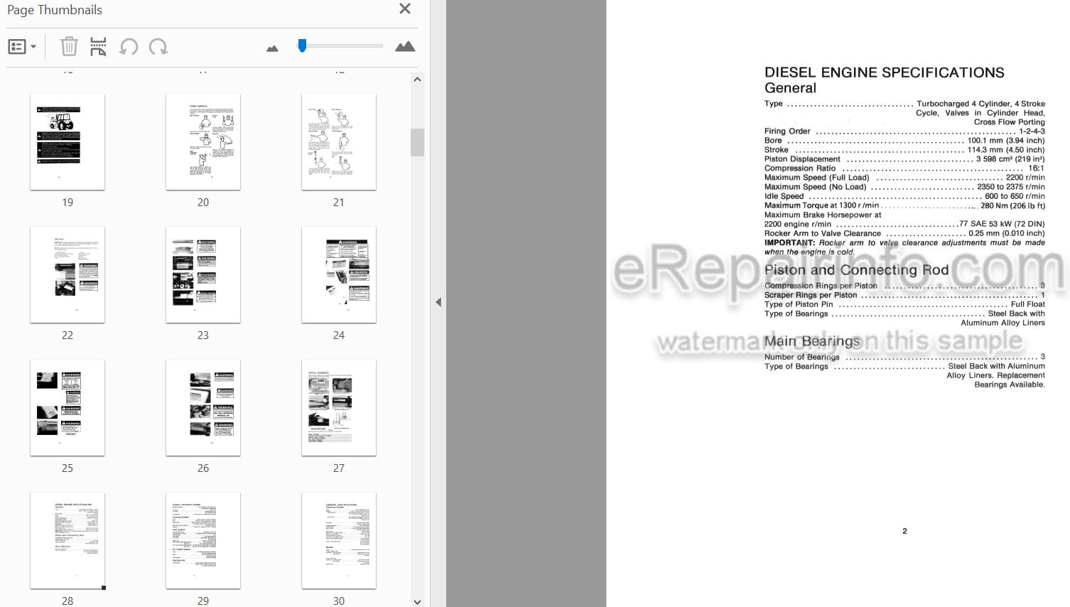 Photo 3 - Case IH 1394 Operators Manual Tractor