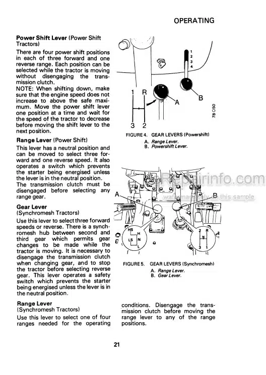 Photo 1 - Case IH 1410 Operators Manual Tractor