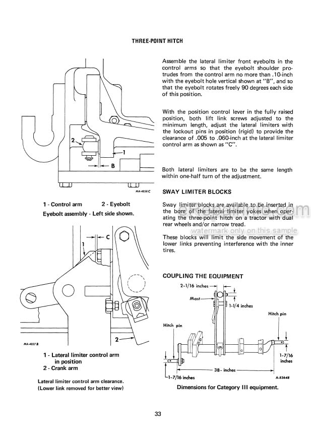Photo 4 - Case IH 1566 1568 Operators Manual Tractor