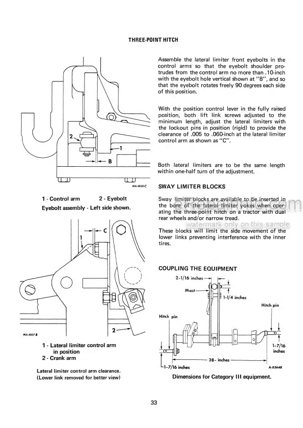 Photo 4 - Case IH 1566 1568 Operators Manual Tractor