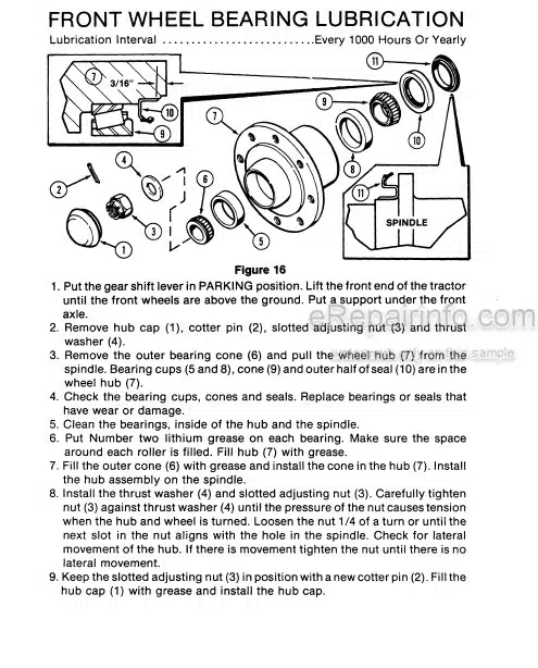 Photo 4 - Case IH 2090 Operators Manual Tractor