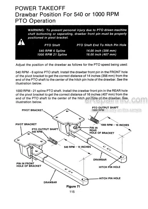 Photo 4 - Case IH 2096 Operators Manual Tractor