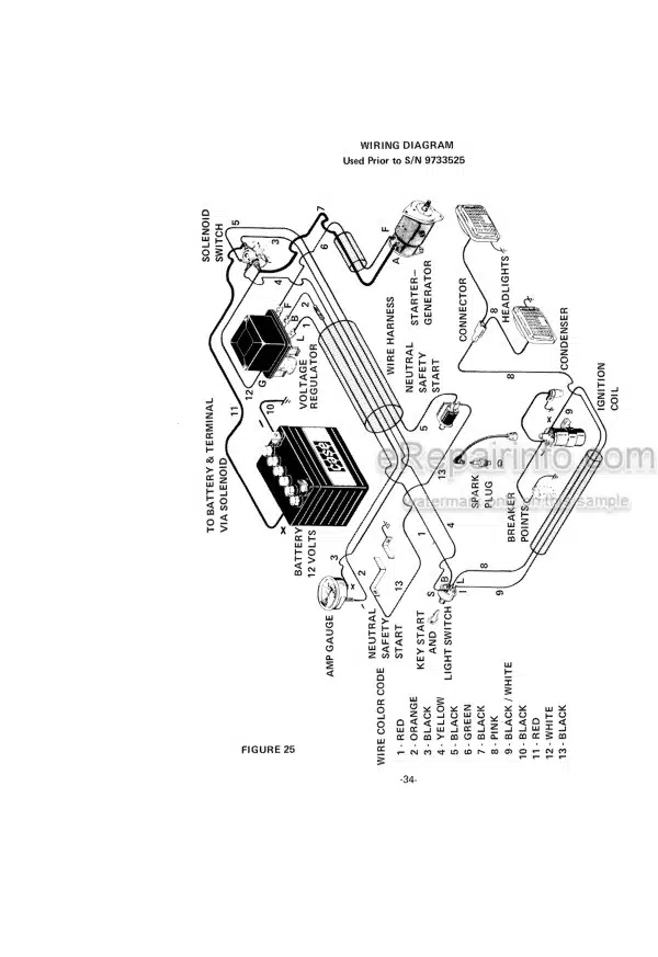 Photo 4 - Case IH 210 Operators Manual Tractor 9701396-