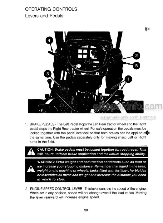 Photo 3 - Case IH 2120 2130 2140 2150 Operators Manual Tractor