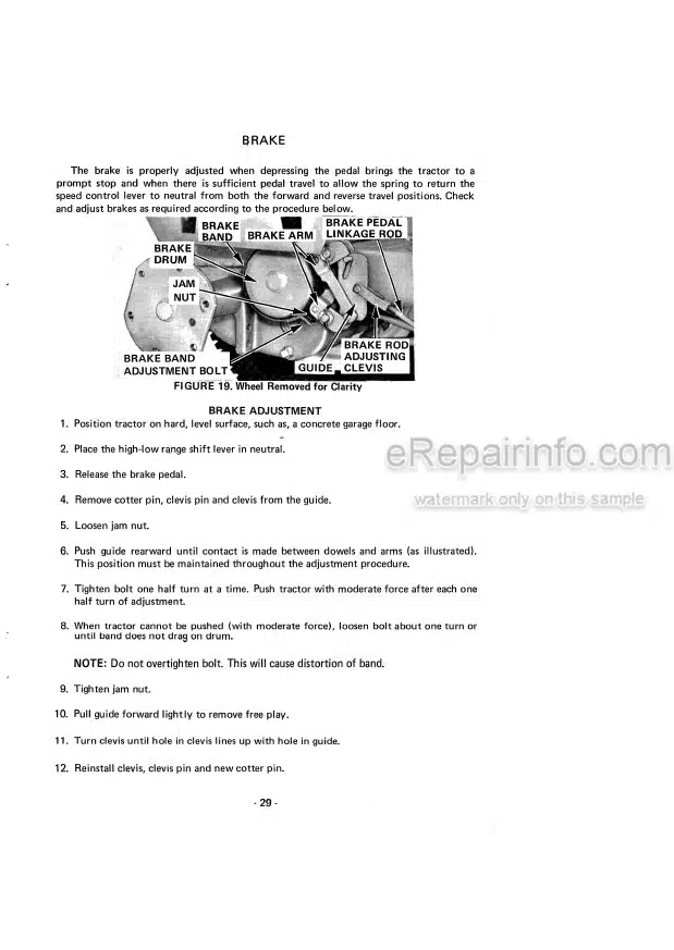 Photo 13 - Case IH 220 222 224 444 Operators Manual Tractor