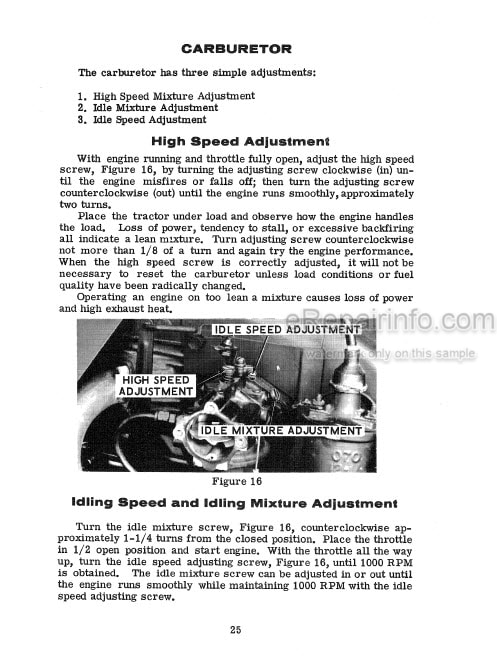 Photo 9 - Case IH 220 222 442 Operators Manual Compact Tractor