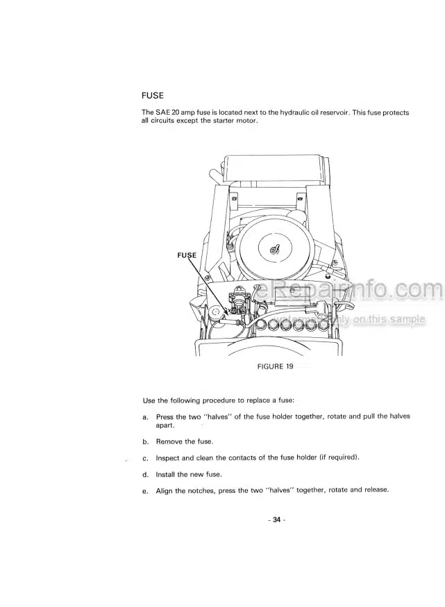 Photo 6 - Case IH 220 222 442 Operators Manual Compact Tractor