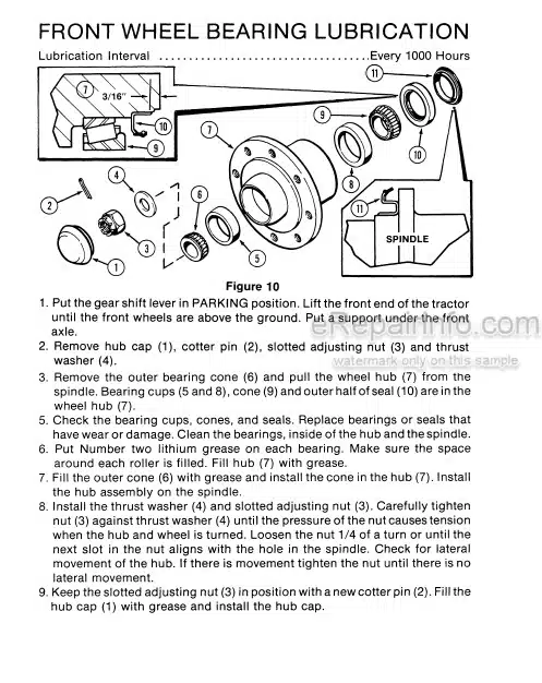 Photo 4 - Case IH 2390 Operators Manual Tractor