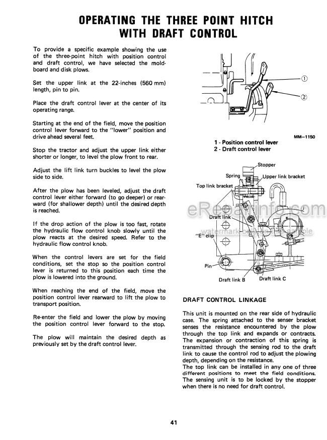Photo 4 - Case IH 244 254 Operators Manual Tractor