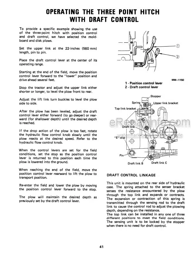 Photo 4 - Case IH 244 254 Operators Manual Tractor