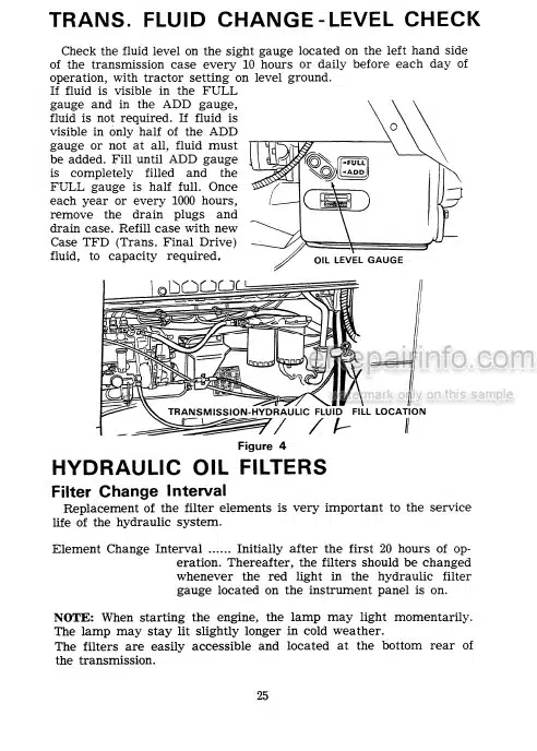 Photo 3 - Case IH 2470 Operators Manual Tractor 8825001-