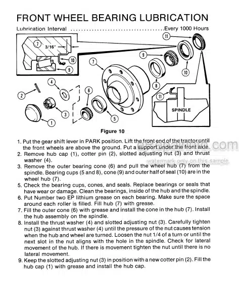 Photo 4 - Case IH 2594 Operators Manual Tractor 9-9442