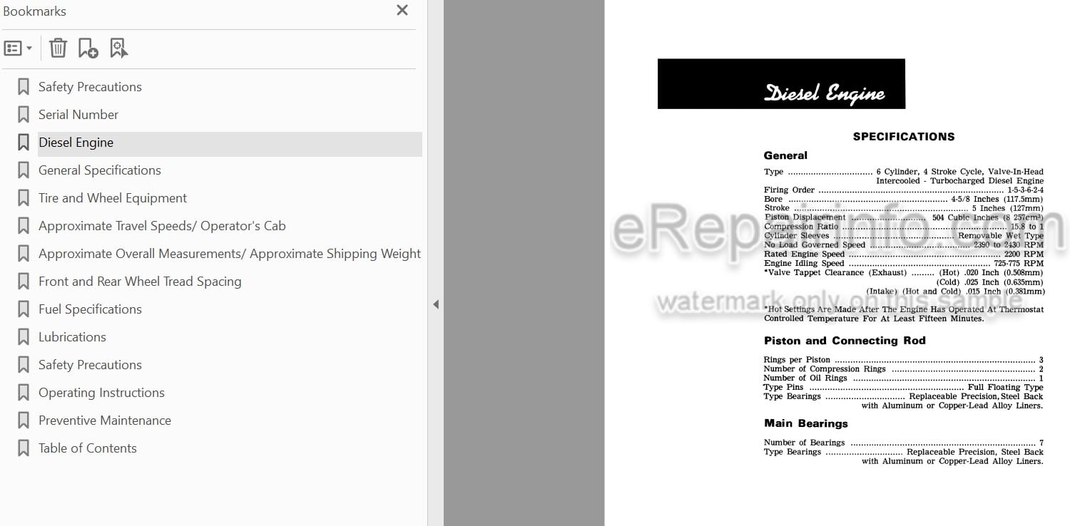 Photo 4 - Case IH 2670 Operators Manual Tractor