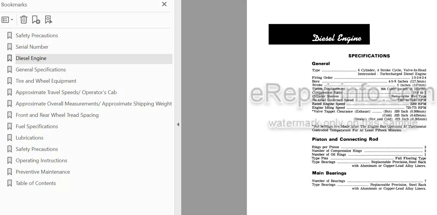 Photo 4 - Case IH 2670 Operators Manual Tractor