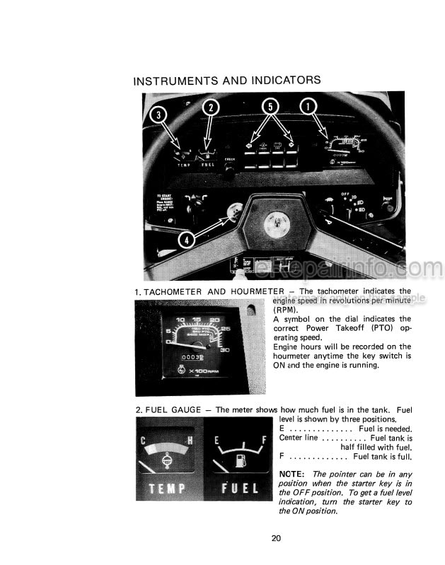 Photo 6 - Case IH 280 330 380 430 480 530 Steiger Operators Manual Tractor
