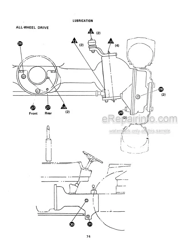 Photo 4 - Case IH 284 Operators Manual Tractor