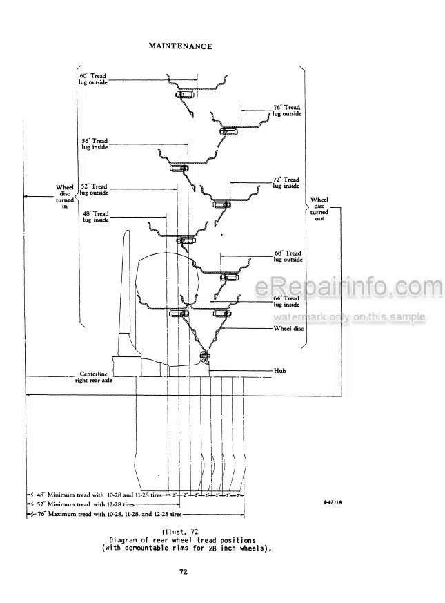 Photo 4 - Case IH 300 Operators Manual Utility Tractor