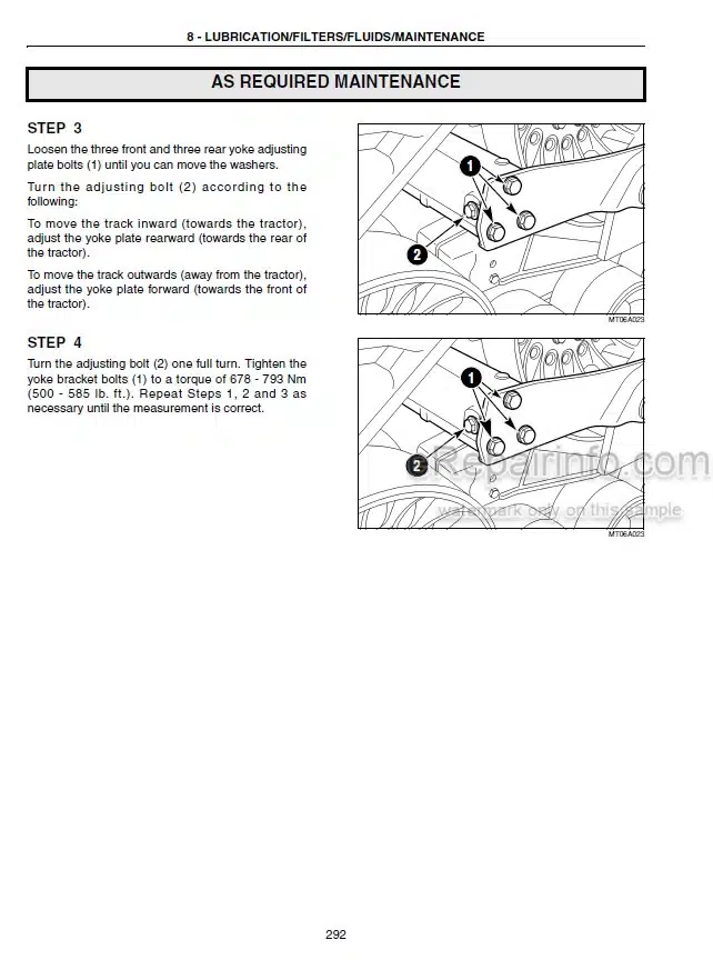 Photo 10 - Case IH 335 385 435 485 535 Steiger Operators Manual Tractor