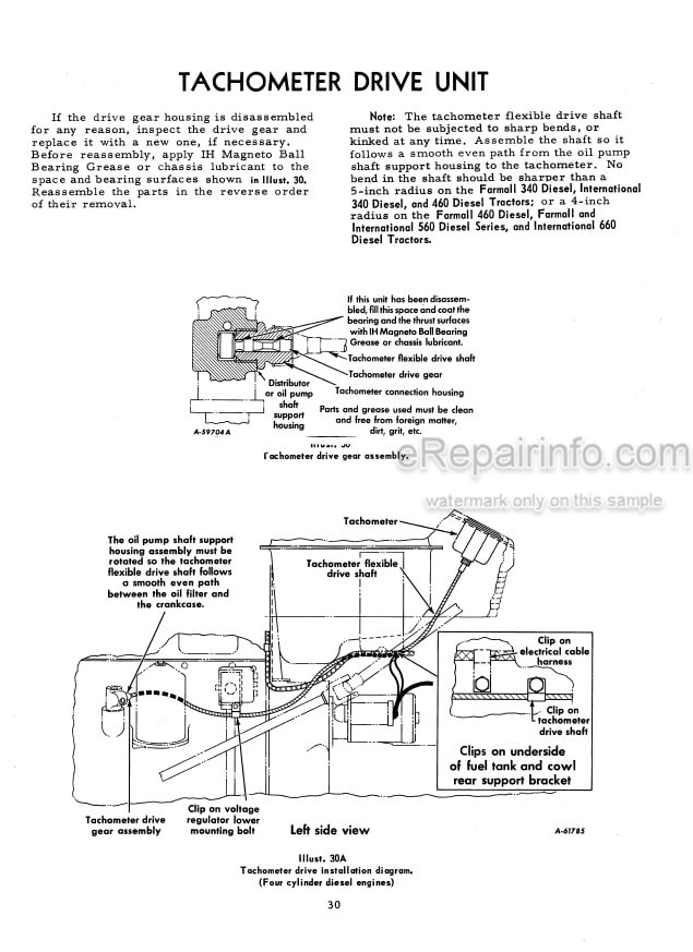 Photo 4 - Case IH 340 460 560 660 Operators Manual Diesel Tractor