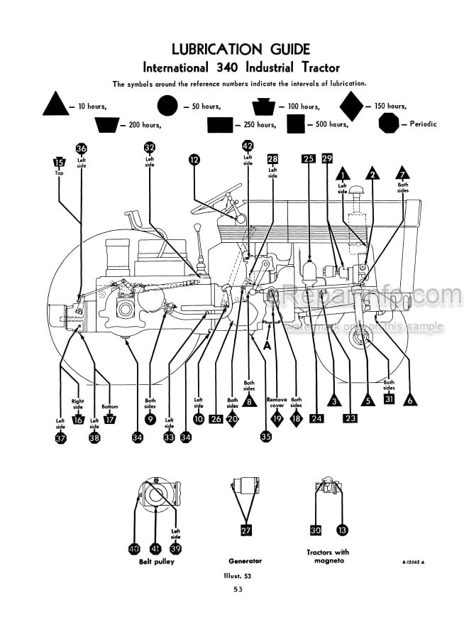 Photo 3 - Case IH 340 Operators Manual Tractor
