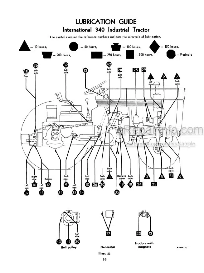 Photo 3 - Case IH 340 Operators Manual Tractor