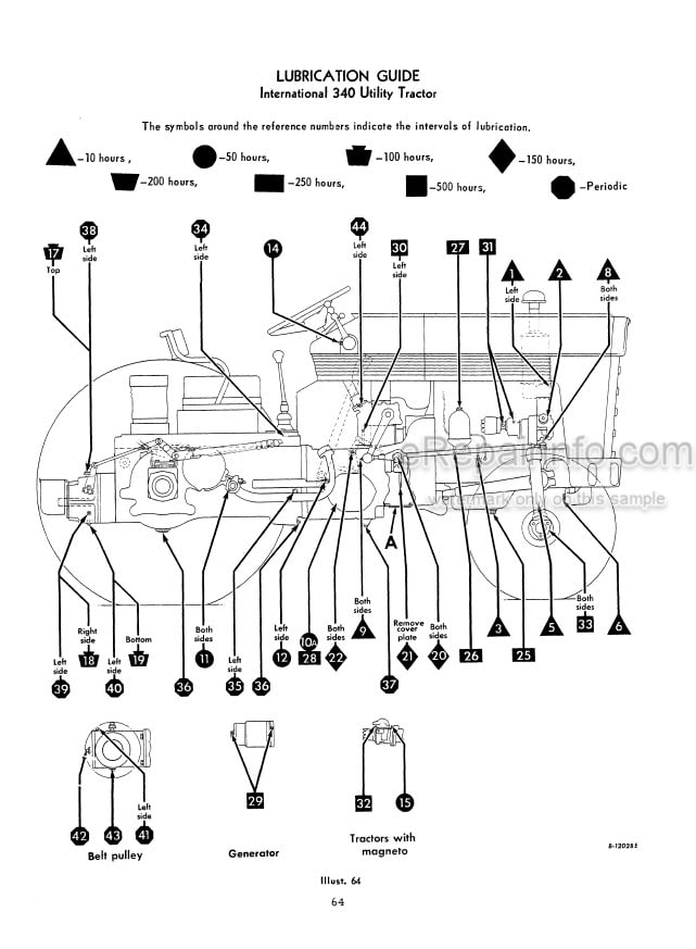Photo 3 - Case IH 340 Operators Manual Utility Tractor
