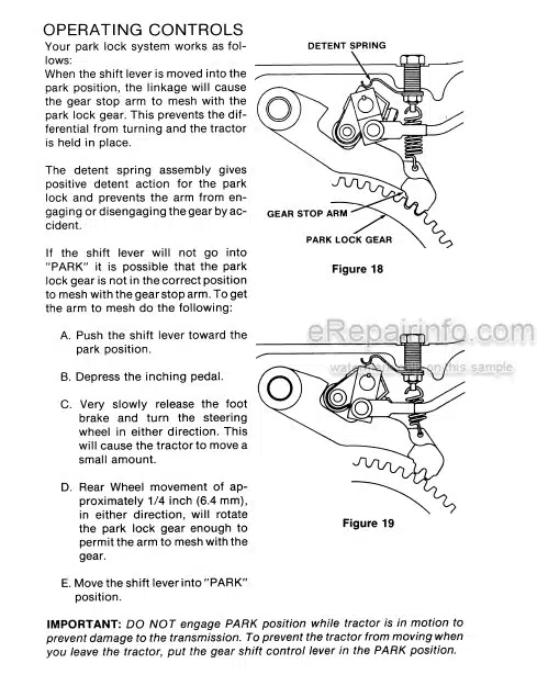 Photo 5 - Case IH 3594 Operators Manual Constant Traction Tractor