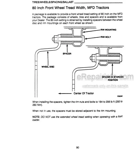 Photo 5 - Case IH 395 495 Operators Manual Tractor