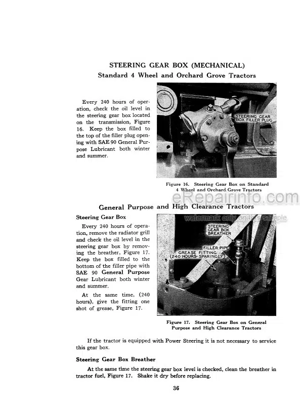 Photo 11 - Case IH 400 410 411 414 Operators Manual Tractor