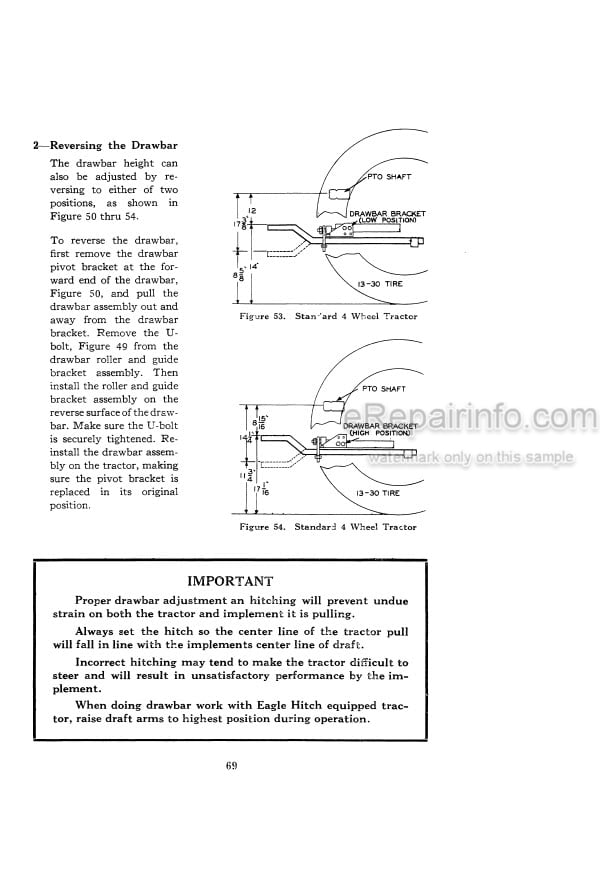 Photo 4 - Case IH 400 410 411 414 Operators Manual Tractor