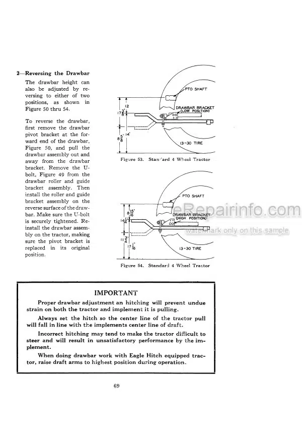 Photo 4 - Case IH 400 410 411 414 Operators Manual Tractor