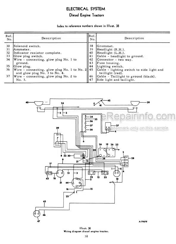 Photo 4 - Case IH 414 Operators Manual Diesel Tractor