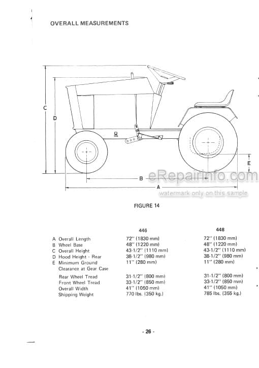 Photo 3 - Case IH 446 448 Operators Manual Tractor