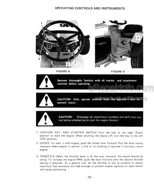 Photo 5 - Case IH 450 Operators Manual Diesel Tractor