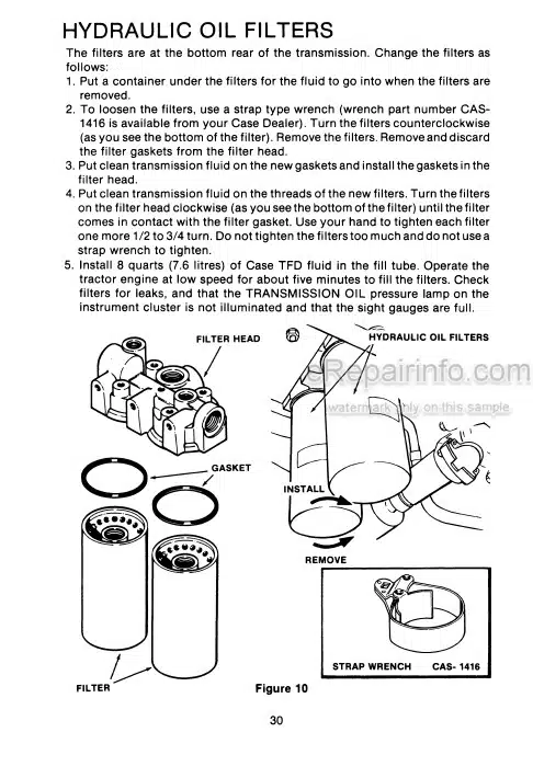 Photo 4 - Case IH 4490 Operators Manual Tractor