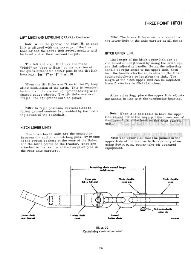 Photo 4 - Case IH 454 Operators Manual Tractor