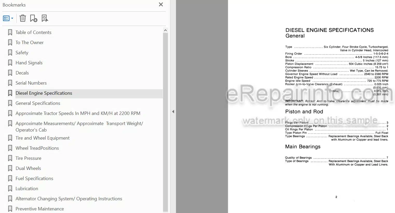 Photo 3 - Case IH 4690 Operators Manual Tractor