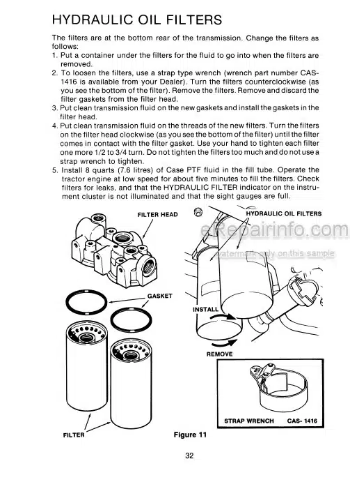 Photo 4 - Case IH 4694 Operators Manual Tractor