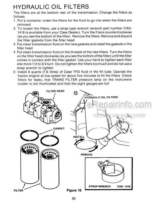 Photo 4 - Case IH 4890 Operators Manual Tractor