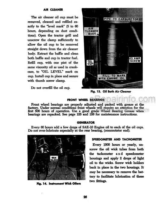 Photo 1 - Case IH 500B 600B Operators Manual Tractor