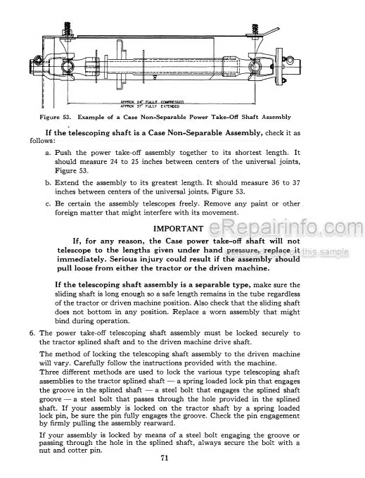 Photo 4 - Case IH 500 Operators Manual Diesel Tractor