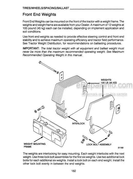 Photo 3 - Case IH 5120 Operators Manual Tractor