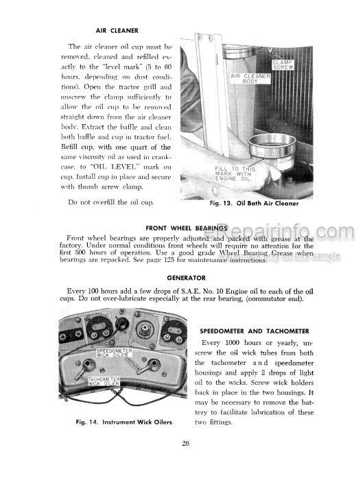Photo 11 - Case IH 540 541 540C 541C Supplement And Operators Manual Wheel Tractor